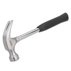 Молоток-гвоздодер с прорезиненной рукояткой 350гр. (L-250мм) WMC TOOLS WMC-T7012B