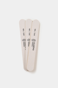 Пилки на деревянной основе, белые, размер М, 25 шт