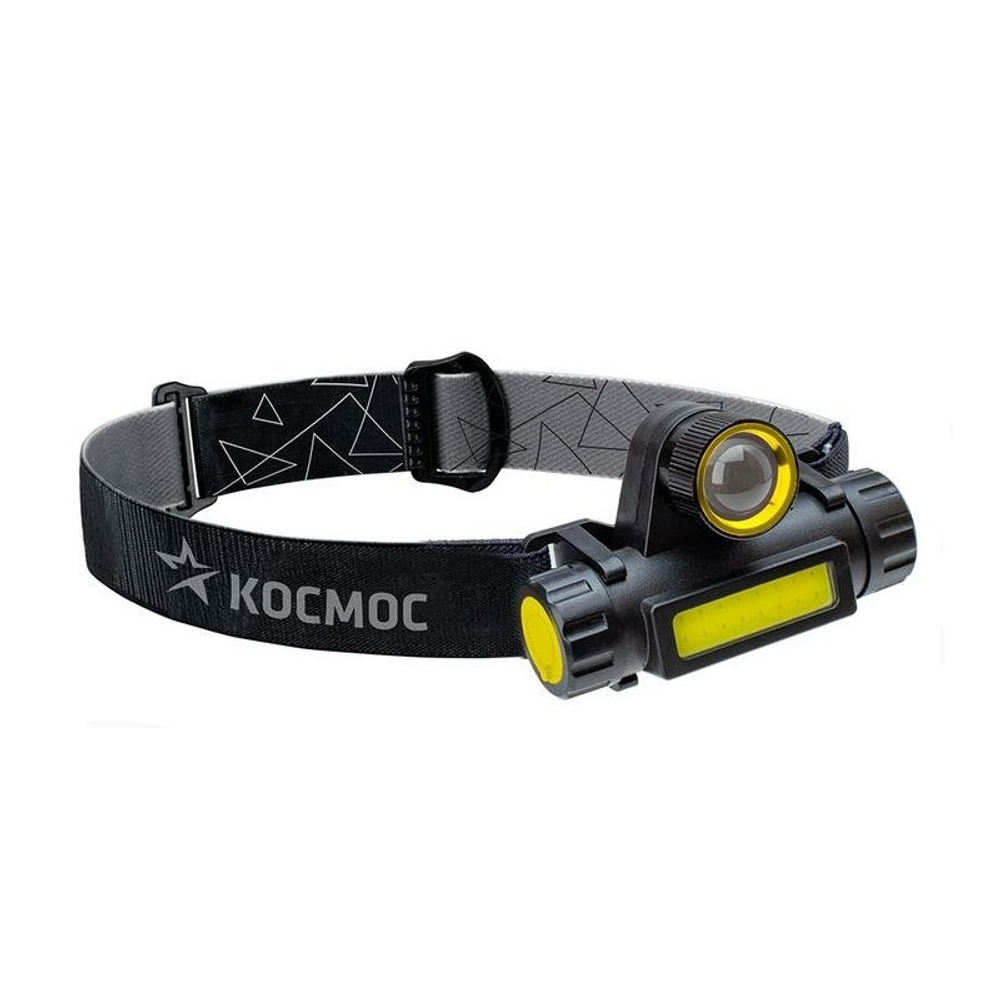 Фонарь налобный КОСМОС Н103W 1200 мАч