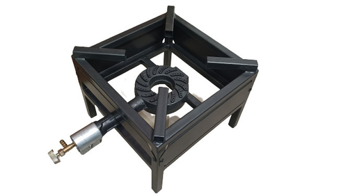 Газовая горелка высокой мощности Иран, 5кВт (баллонный газ), квадрат для казана/автоклава/дистиллятора