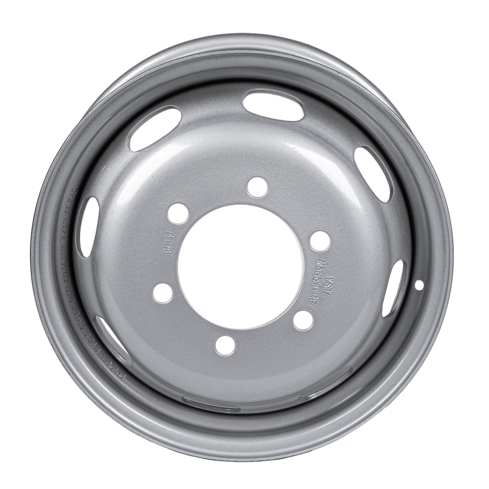 Диск штампованный R16 5.5J 6x170/130.1 ET105 GANZ Silver GRN16000 Газель (1000кг)