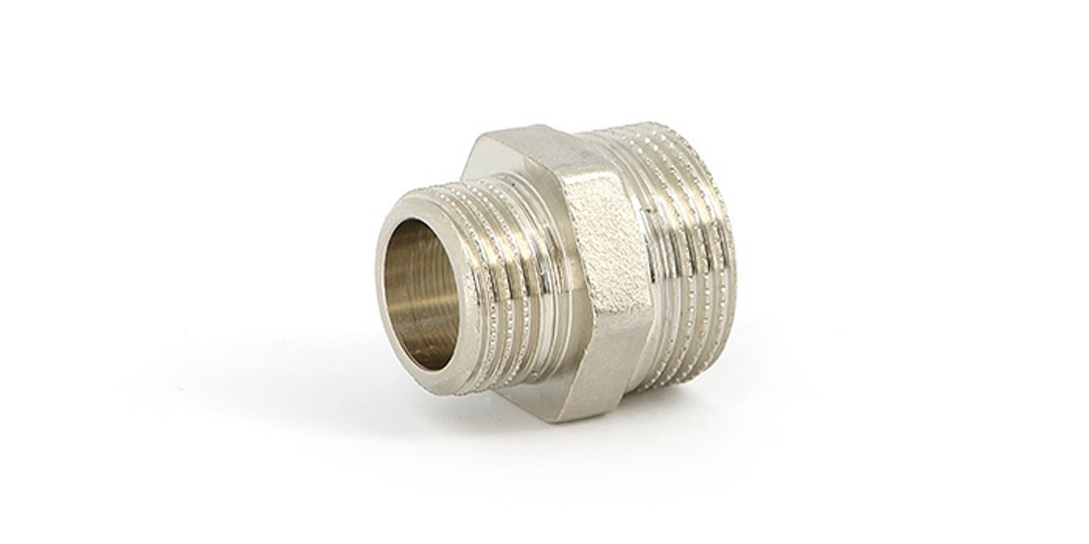 Ниппель редукционный Никелированный Размер: 1 1/2" х 1 1/4"