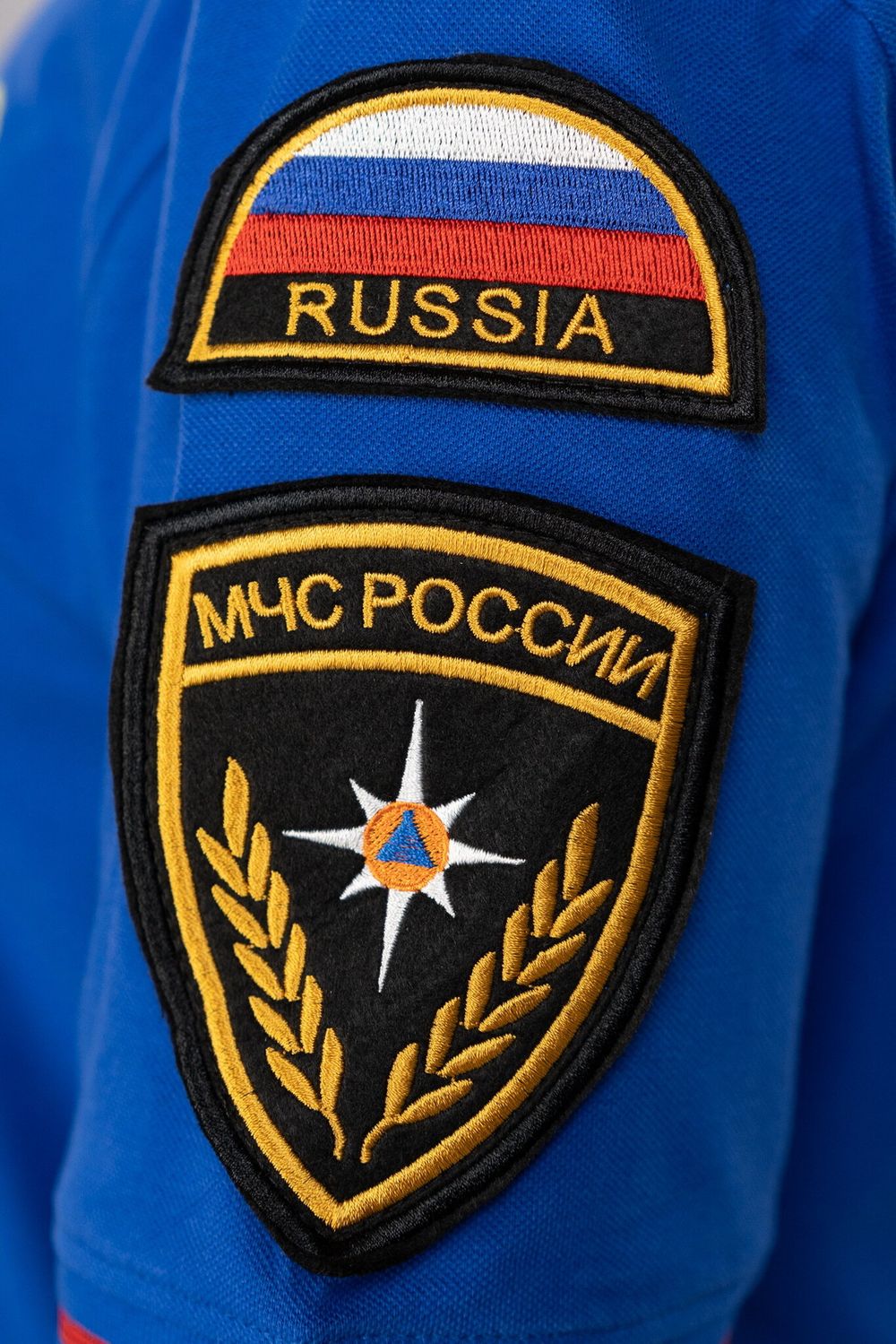 Рубашка-поло женская МЧС короткий рукав (нового образца, василек)