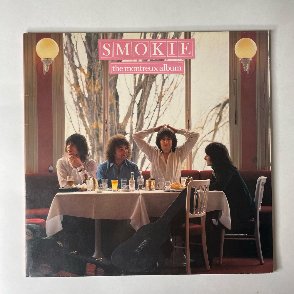 Винтажная виниловая пластинка LP Смоуки Smokie The Montreux Album (Германия 1978)