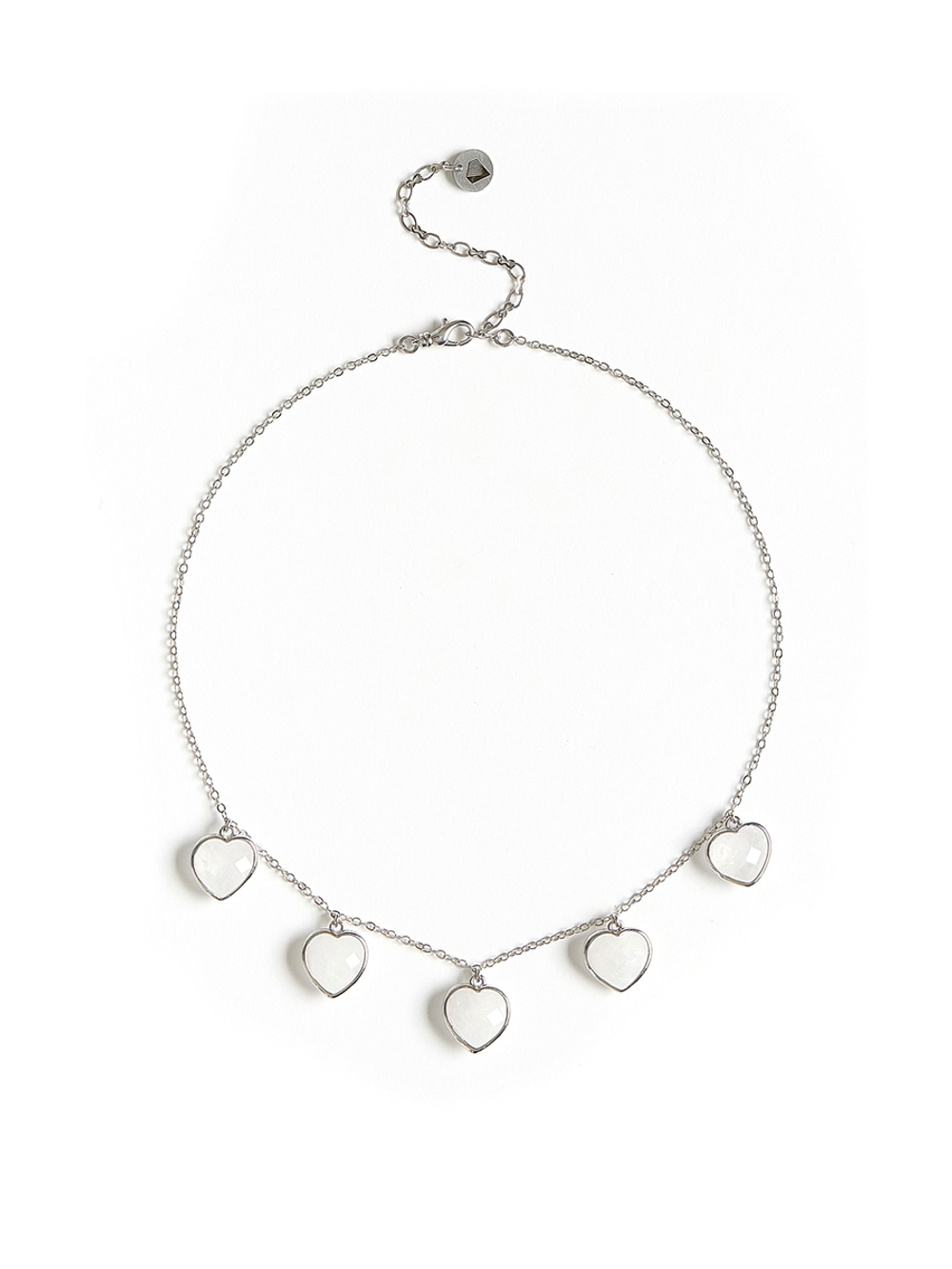 Чокер "Amour" с горным хрусталем Silver