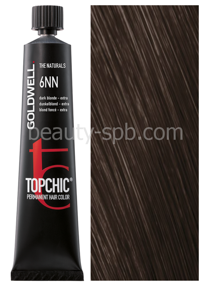 Goldwell Topchic 6NN темно-русый - экстра 60 мл