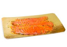 Лосось фирменной посолки с лимонным перцем, нарезка, 200г