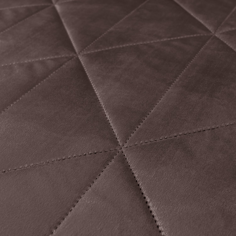 Велюровое покрывало в клетку с наволочками OVL037