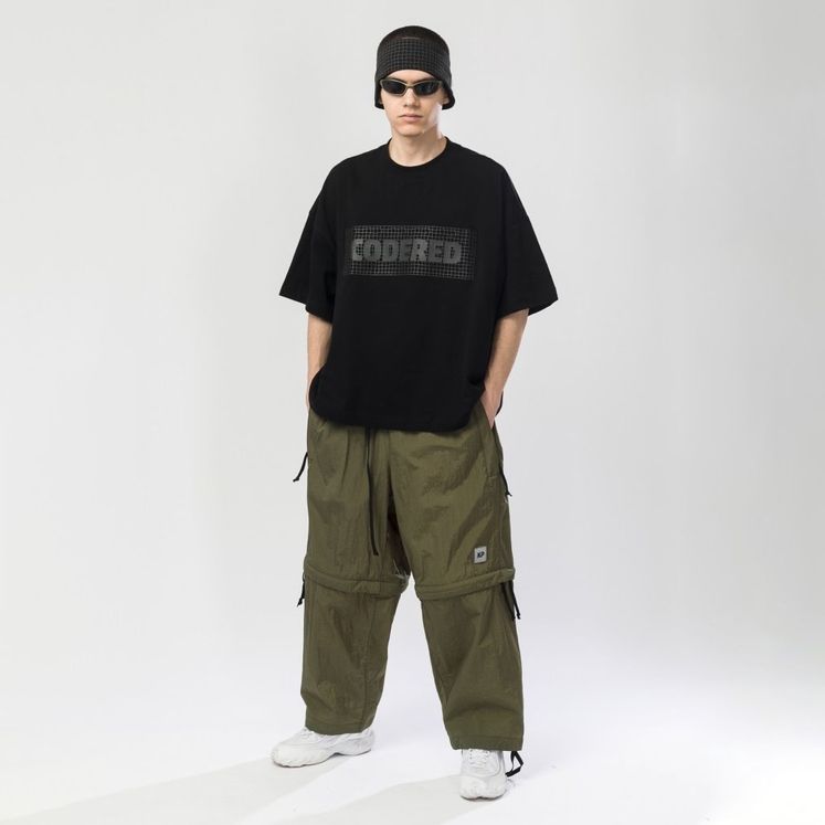 Футболка CODERED Wide T Bent Grid Box, черный