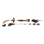 Триммер аккумуляторный WORX WG184E 40В (2 x 2 Ач, ЗУ) захват 330 мм, 5 кг