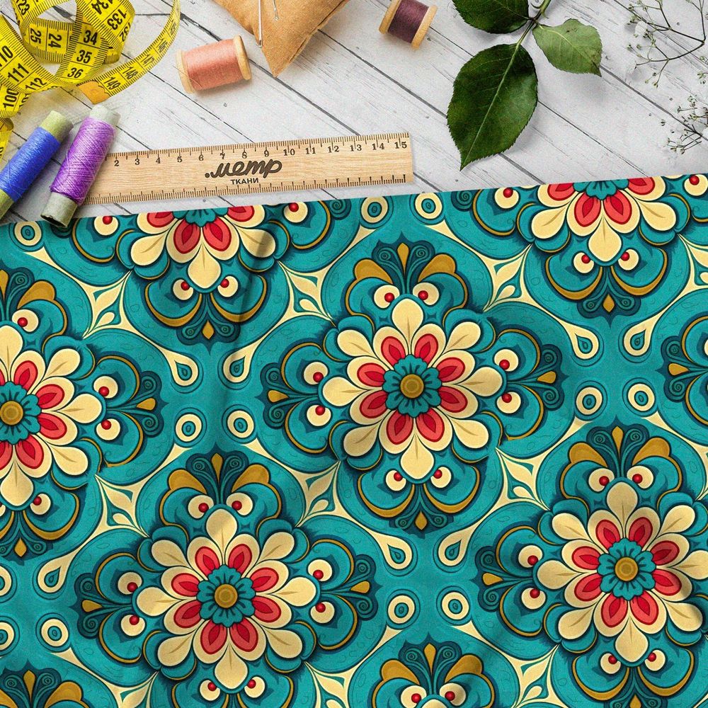 Ткань мембрана португальский орнамент