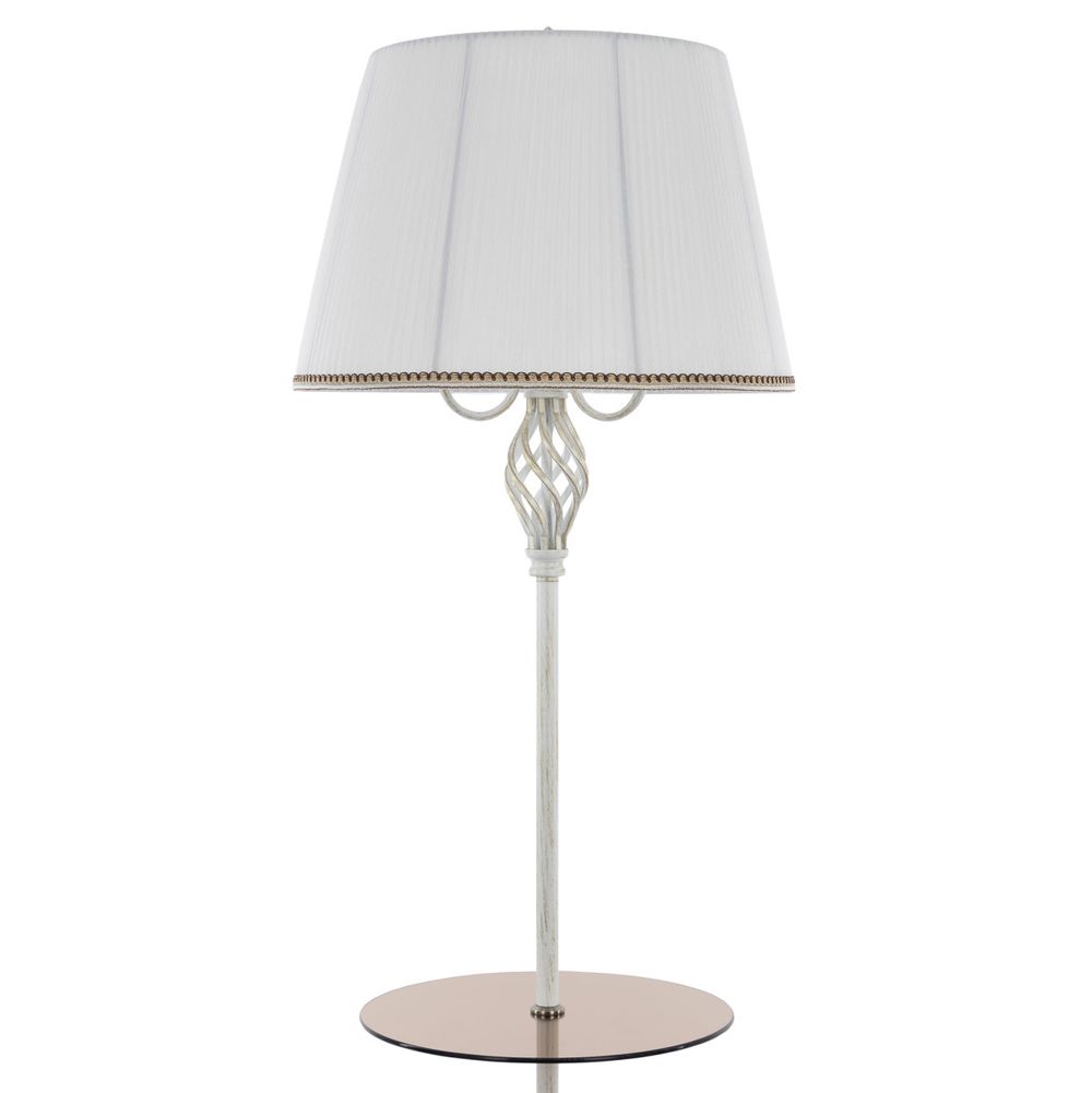 Citilux Вена CL402920T Торшер патина со столиком и белым абажуром