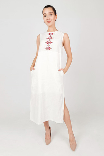 Платье с чувашской вышивкой