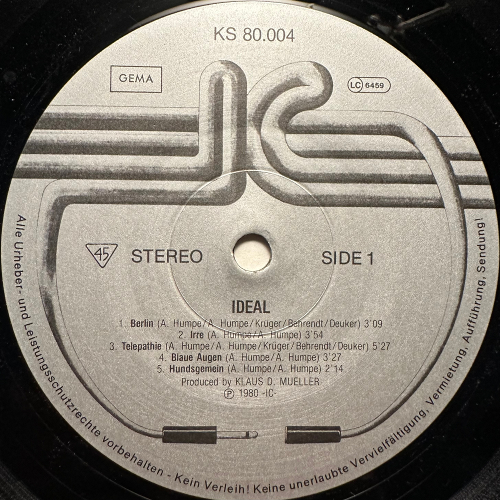 Ideal- Ideal (Германия 1980г.)