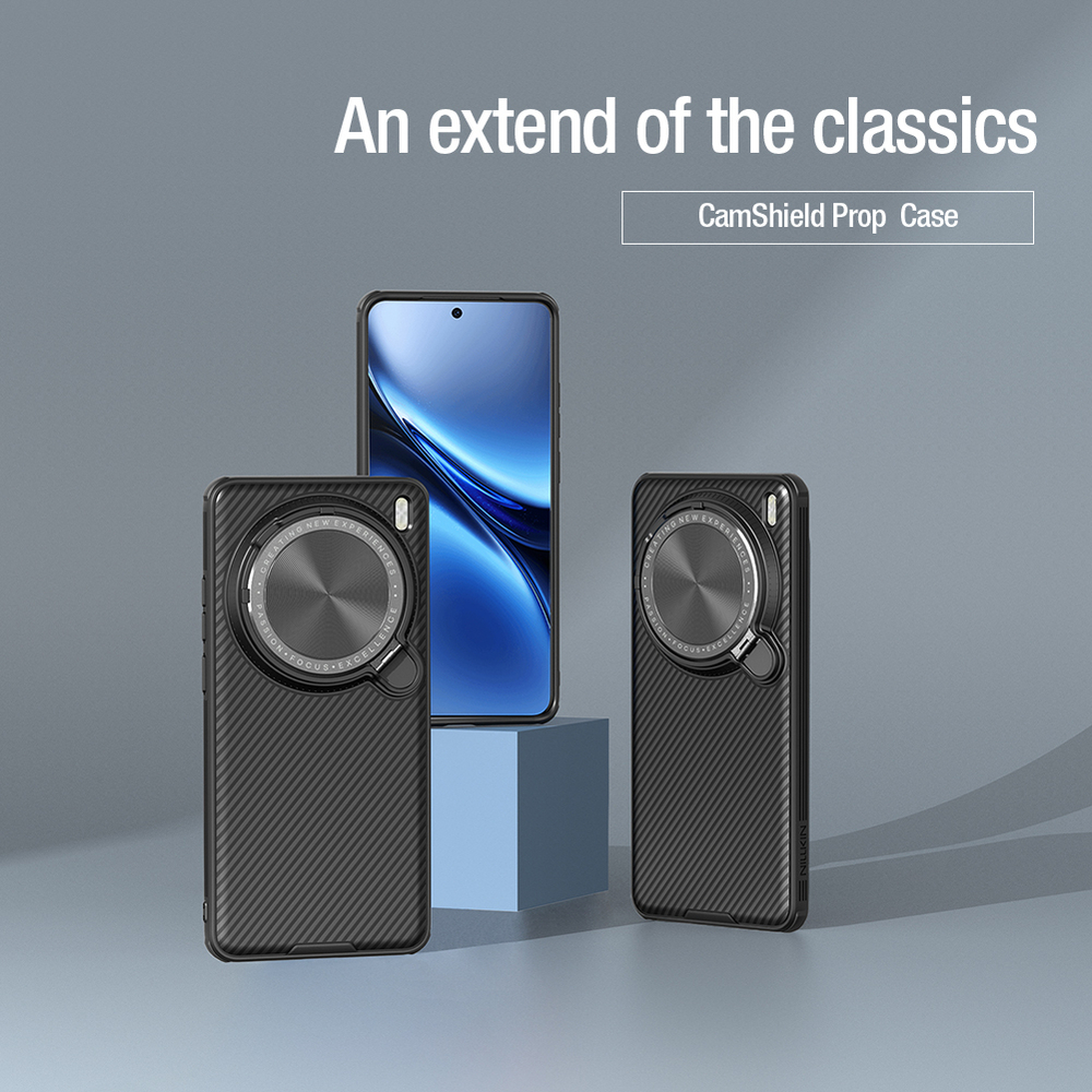 Чехол от Nillkin на Vivo X200 Pro с металлической откидной крышкой и поддержкой магнитной беспроводной зарядки MagSafe, серия CamShield Prop Magnetic Case