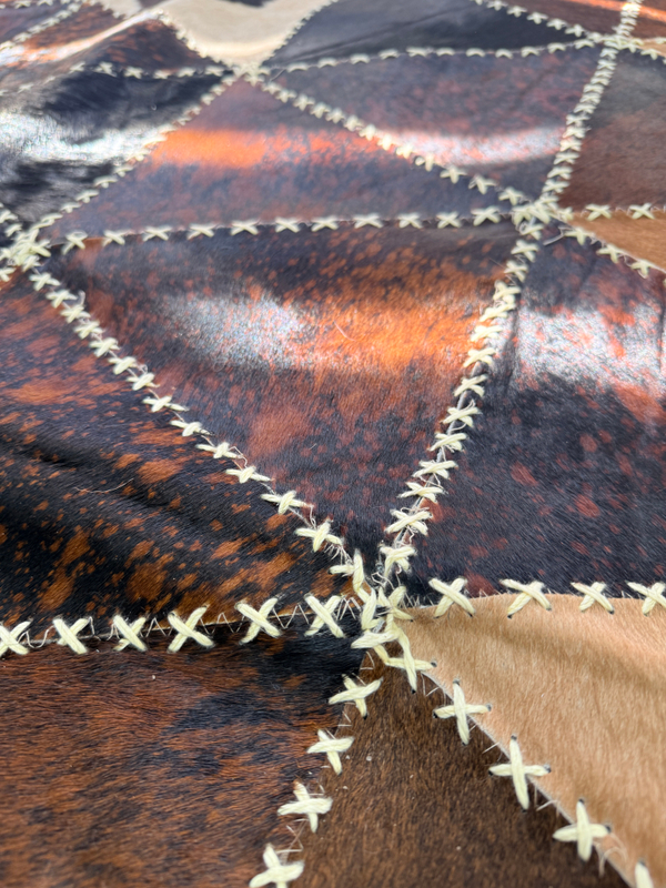 Ковер овальный натуральный Телячья шкура