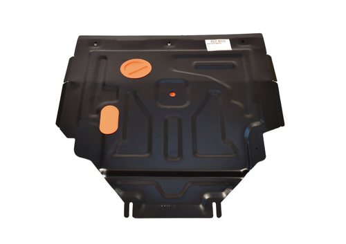 Защита ALFeco картера двигателя и кпп для Geely Emgrand 7/EC7 2рестайлинг 2018-, V-все (сталь 2 мм) арт.ALF0816st