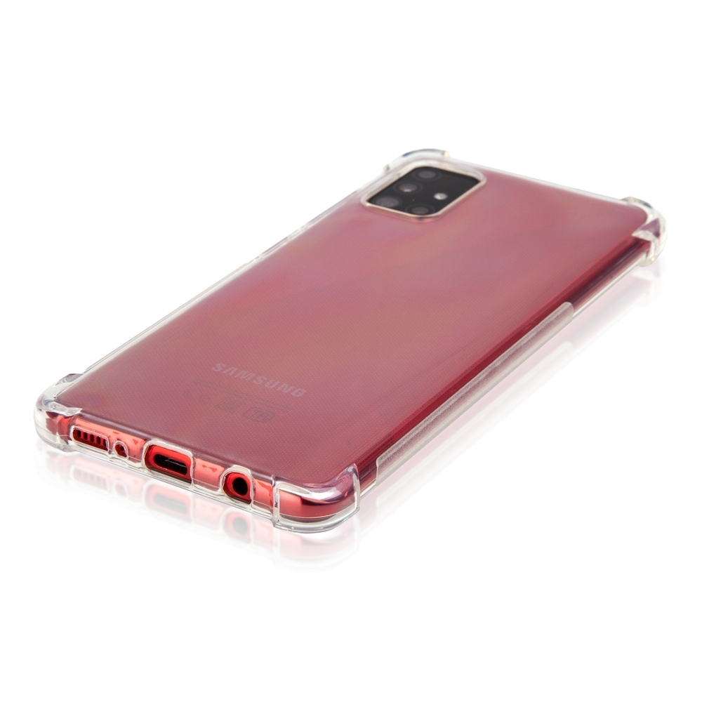 Чехол ROSCO для Samsung Galaxy A51 оптом (арт. SS-A51-HARD-TPU-TRANSPARENT)