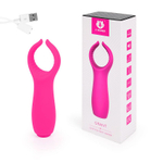 Ярко-розовый клиторальный стимулятор Grant (Цвет: ярко-розовый)