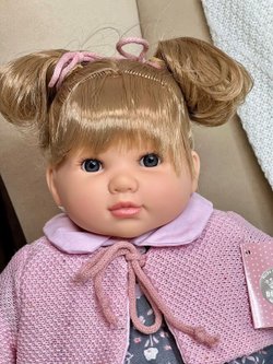 Кукла Berbesa мягконабивная 42см SANDRA в пакете (4422K)