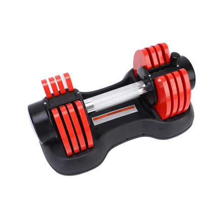 Гантель со ступенчатой регулировкой UNIX Fit 11 кг красная