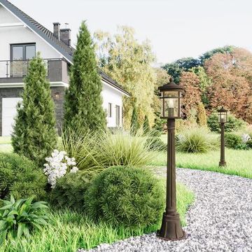 4044/1F NATURE ODL18 753 коричневый/патина Уличный светильник, 103см IP44 E27 60W 220V VIRTA