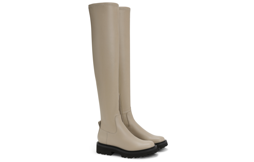 CHARLES&KEITH PU Over the knee Boots 4.5cm Women"s