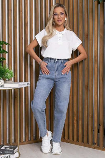 Джинсы Ты на высоте (серо-голубые) Б13278-4М LT Collection