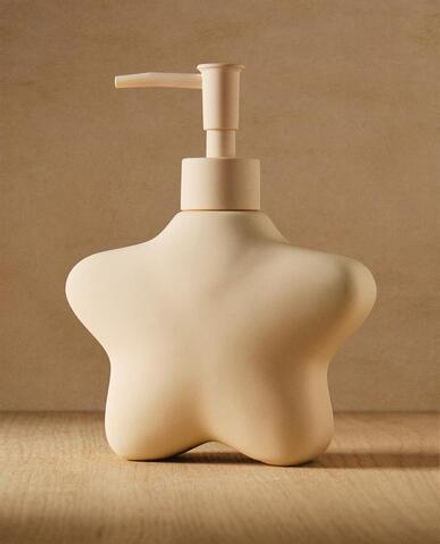 ZARA HOME ДЕТСКИЙ ДОЗАТОР ДЛЯ ЖИДКОГО МЫЛА «ЗВЕЗДА», КРЕМОВЫЙ