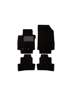 Коврики в салон для RENAULT Clio III 2005-2009, 2009-2014, хэтчбек, 4 шт. (текстиль) KLEVER02411201210KH