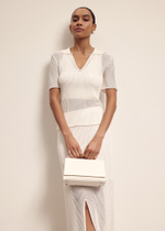 Джемпер-поло MILA, молочный