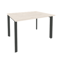 Onix Стол переговорный O.MP-PRG-1.2 Денвер Светлый/Металл Антрацит 1180*980*750