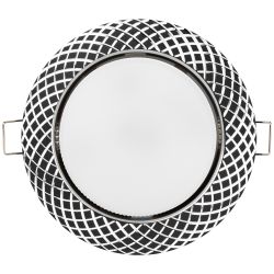 Светильник встраиваемый ЭРА KL 76 AL/BK /1 под лампу GX53 черный