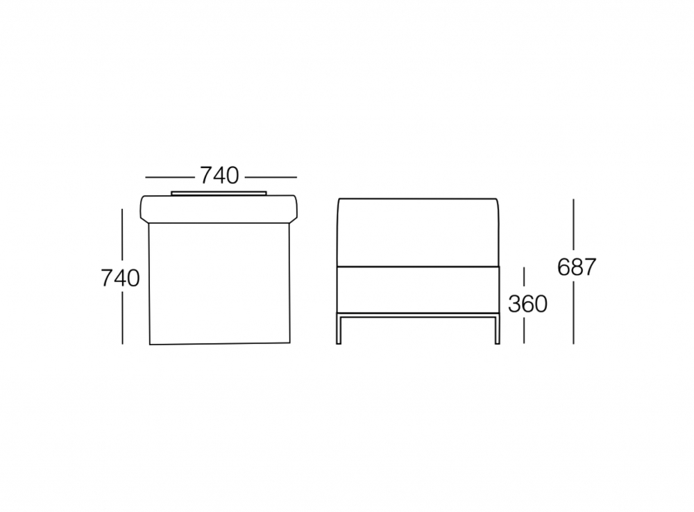 Комплект модульный Papatya Slim Modular Set