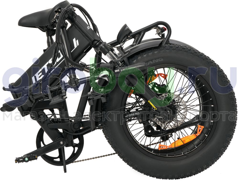 Электровелосипед Jetson GRIZZLY 1200w (48v15ah) - Чёрный фото №10