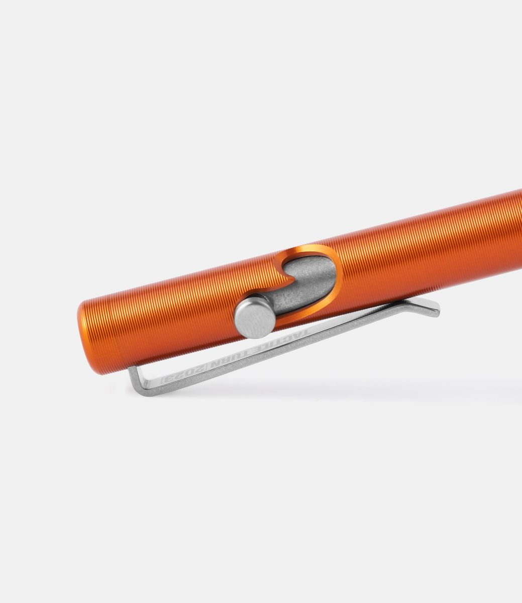 Tactile Turn Aluminum Bolt Action Pen Orange — ручка из алюминия