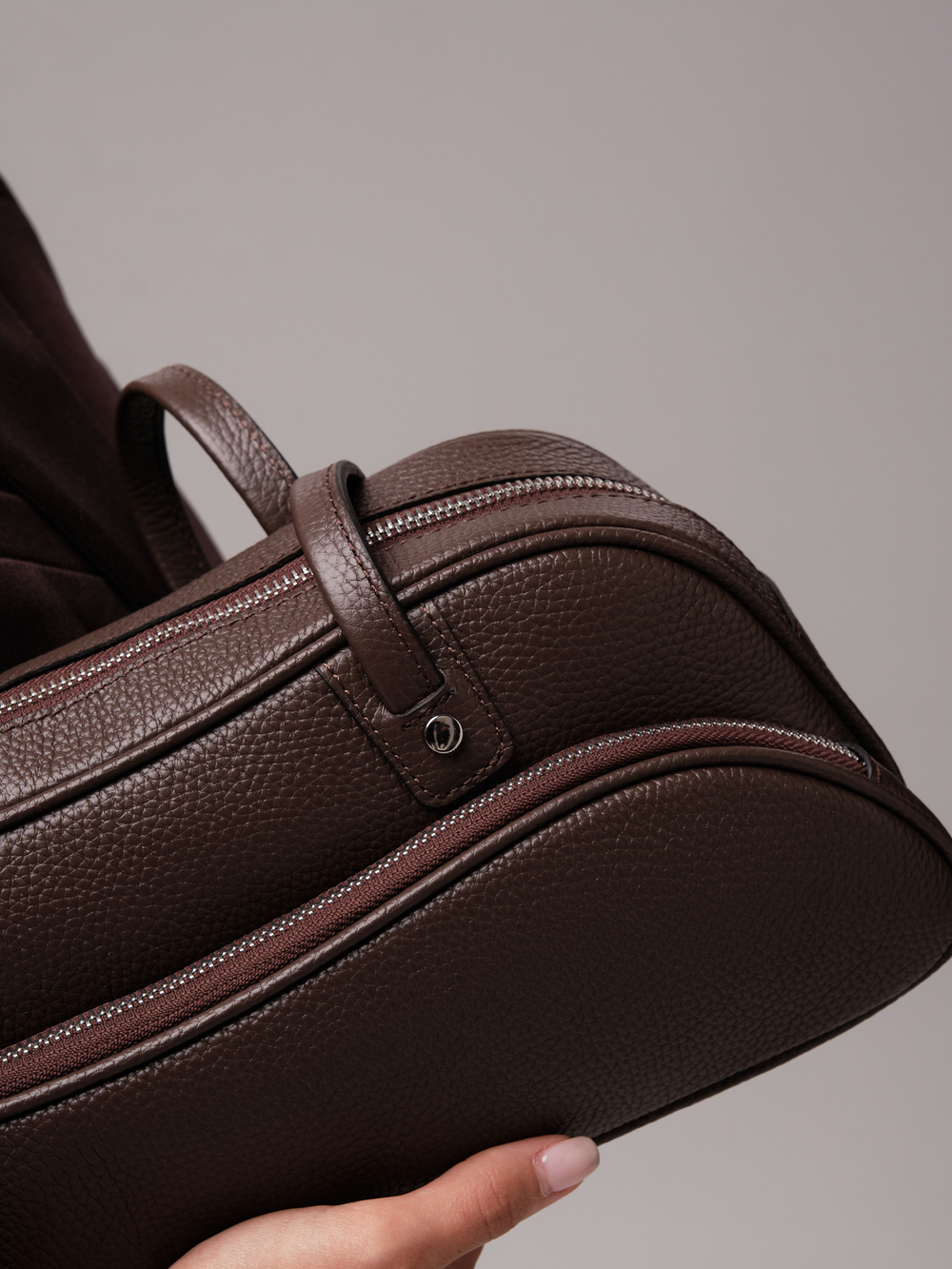 Женская кожаная сумка DBR 31186 коричневый торф