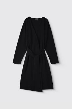 Кардиган макси из шерсти мериноса