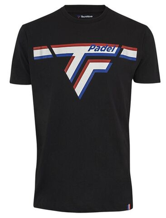 Мужская теннисная футболка Tecnifibre Padel Tee - черный
