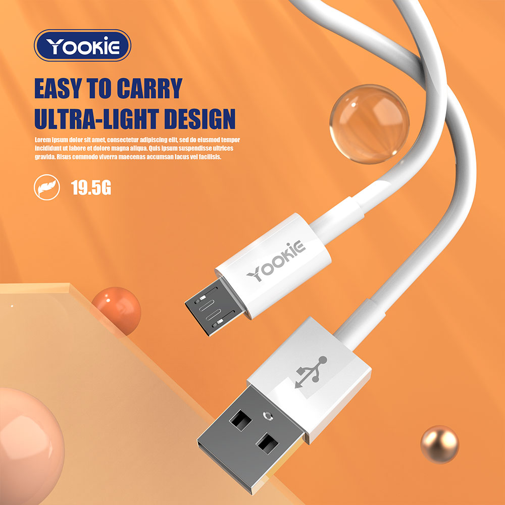 Кабель Yookie CB1-3M USB - Lightning