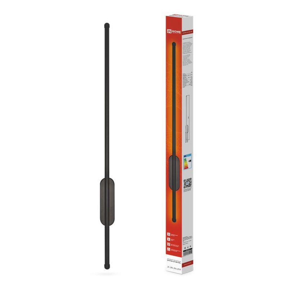 Светильник светодиодный ESTETIKA LUV-80B-30BL 15Вт 3000К 1050лм 230В 800х50х25 черн. IN HOME 4690612054414 Светильник светодиодный ESTETIKA LUV-80B-30BL 15Вт 3000К 1050лм 230В 800х50х25 черн. IN HOME 4690612054414