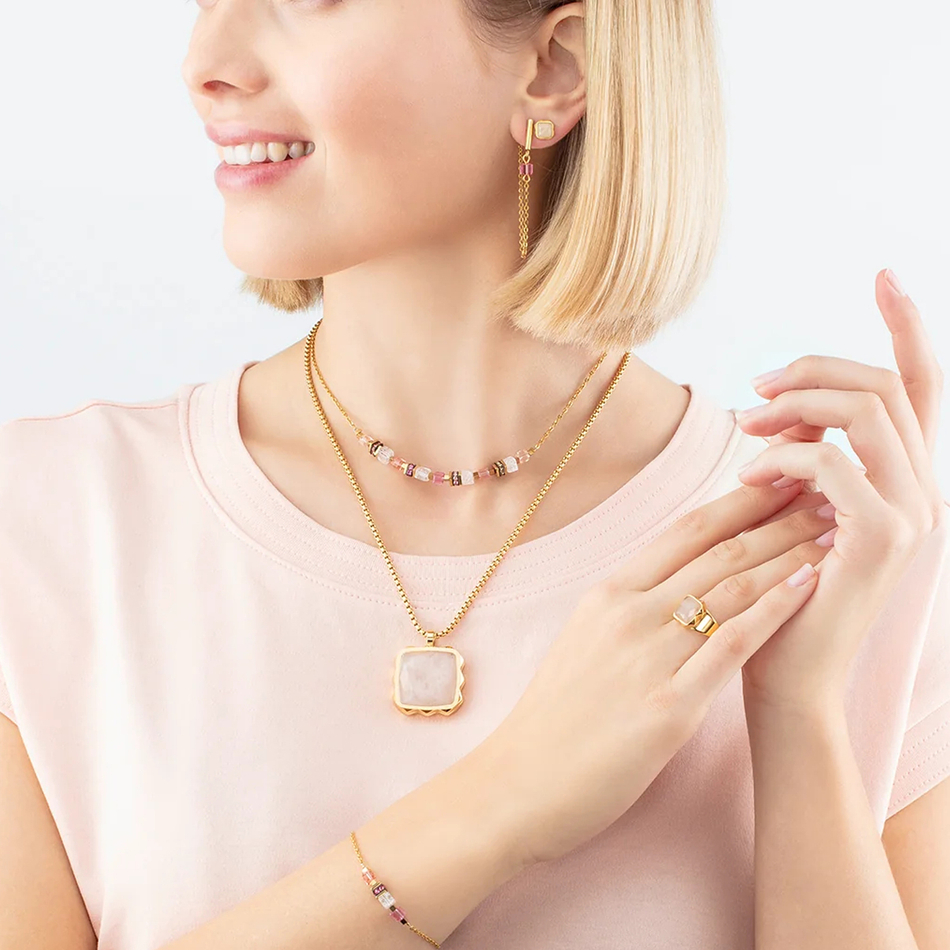 Серьги Coeur de Lion Rose-Gold 5076/21-1916
