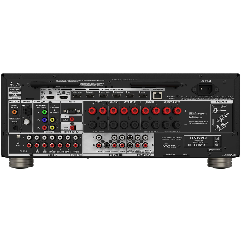 AV ресивер Onkyo TX-RZ30 Black