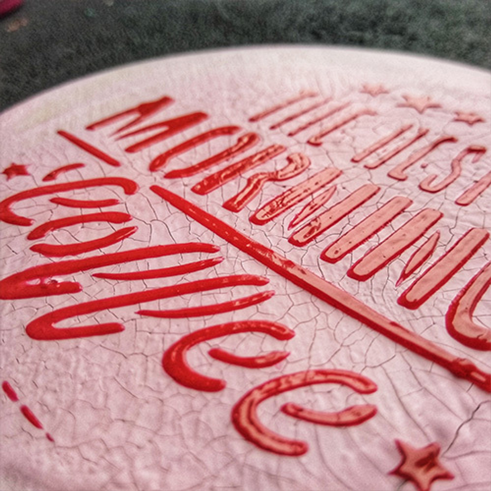 Текстурная паста акриловая моделирующая  «Рубиновое стекло»