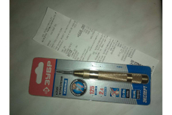 Автоматически усиленный кернер износостойкий наконечник из Cr-Mo стали группы А,59HRC,длина 125мм,2,4мм Зубр "ЭКСПЕРТ" 21420-12