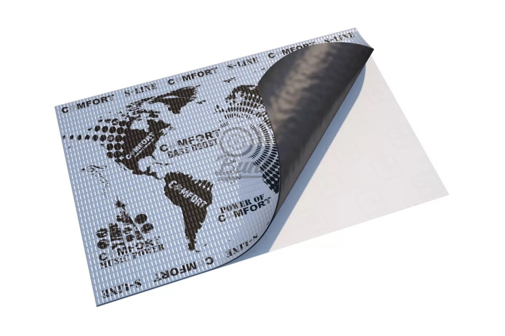 Виброизоляция Comfort Mat S2 (Silver 2мм) 0.5х0.7м