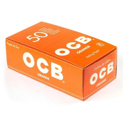 Бумага для сигарет блок "OCB" Orange Single 50л*50шт