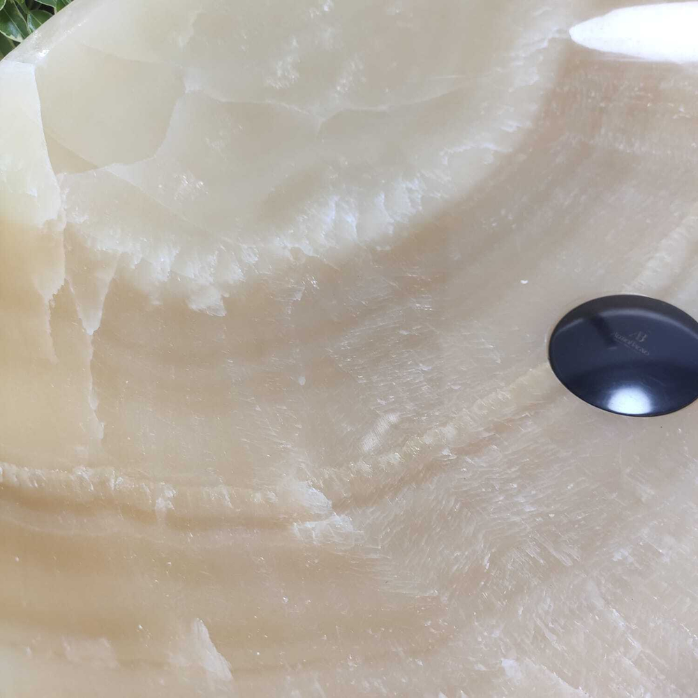 Раковина из оникса Bowl Yellow Big BO-60960 50*50*15