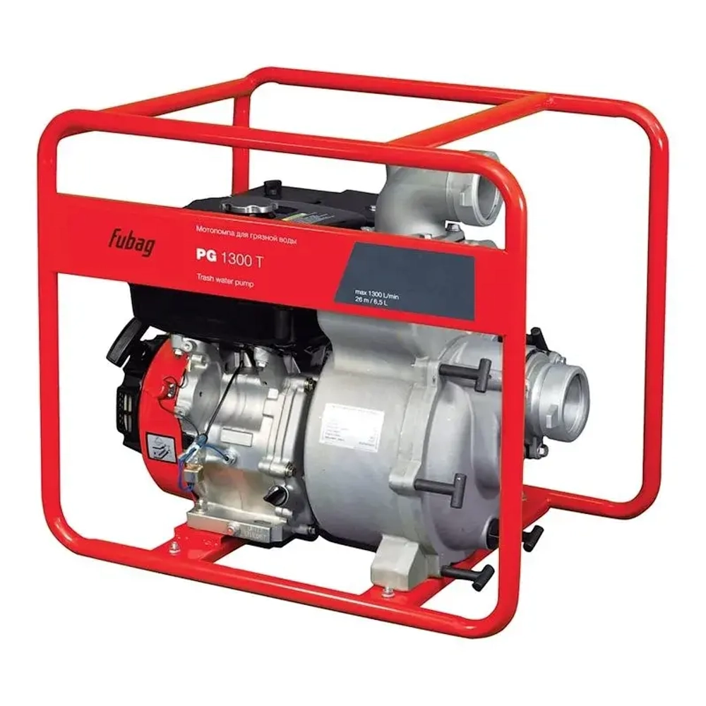 Мотопомпа для сильнозагрязненной воды Fubag PG 1300 T, 838247