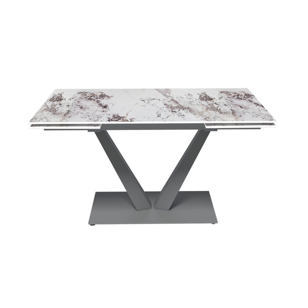 Стол раскладной Malibu (140+40+40), керамика глянцевая Patagoniya